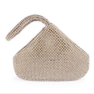 Soft beaded Evening clutch purse bag
